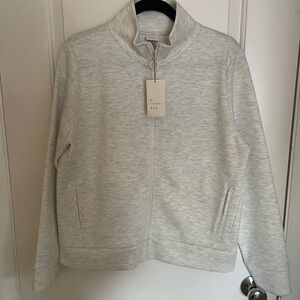a new day Heather Gray Bomber Jacket